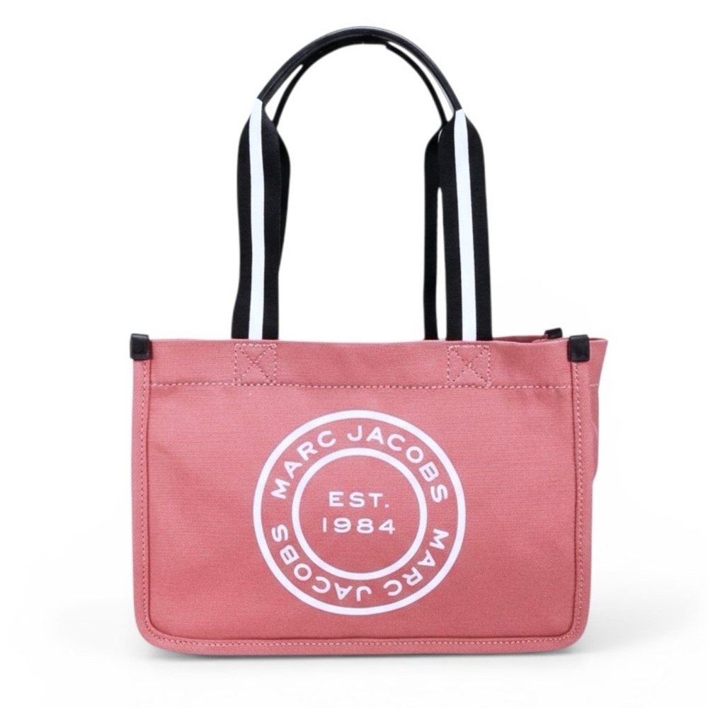 Marc Jacobs The Signet Medium Dusty Rose Canvas Tote Bag (EUC)